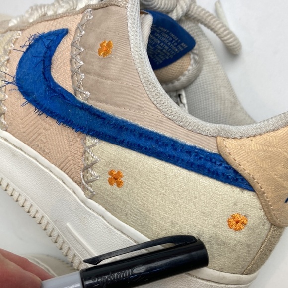 Nike Air Force 1 Low '07 40th Anniversary Edition LA Flea 9.5 Floral Streetwear - Picture 13 of 16